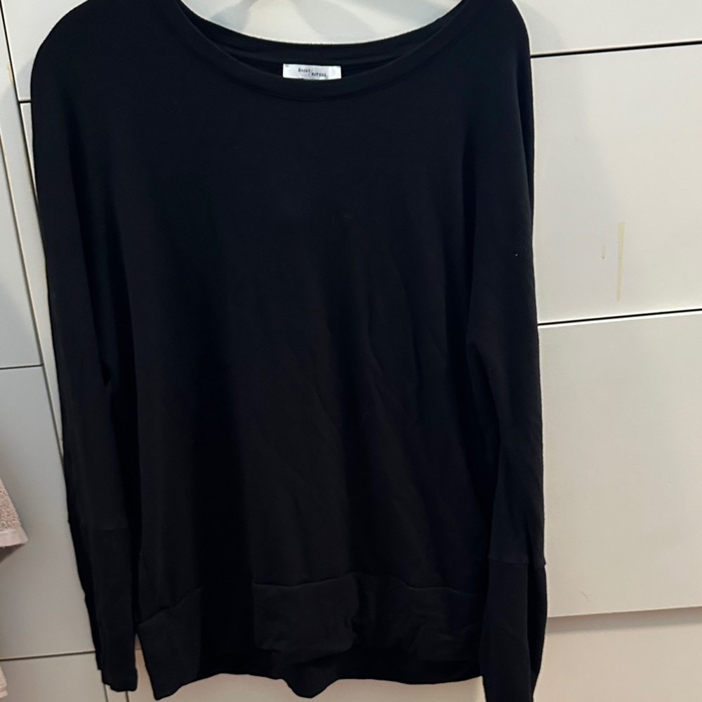 Black Long Sleeve Top